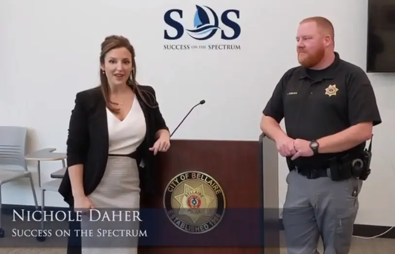 Success On The Spectrum provides Autism Sensitivity Training to Bellaire Police Department