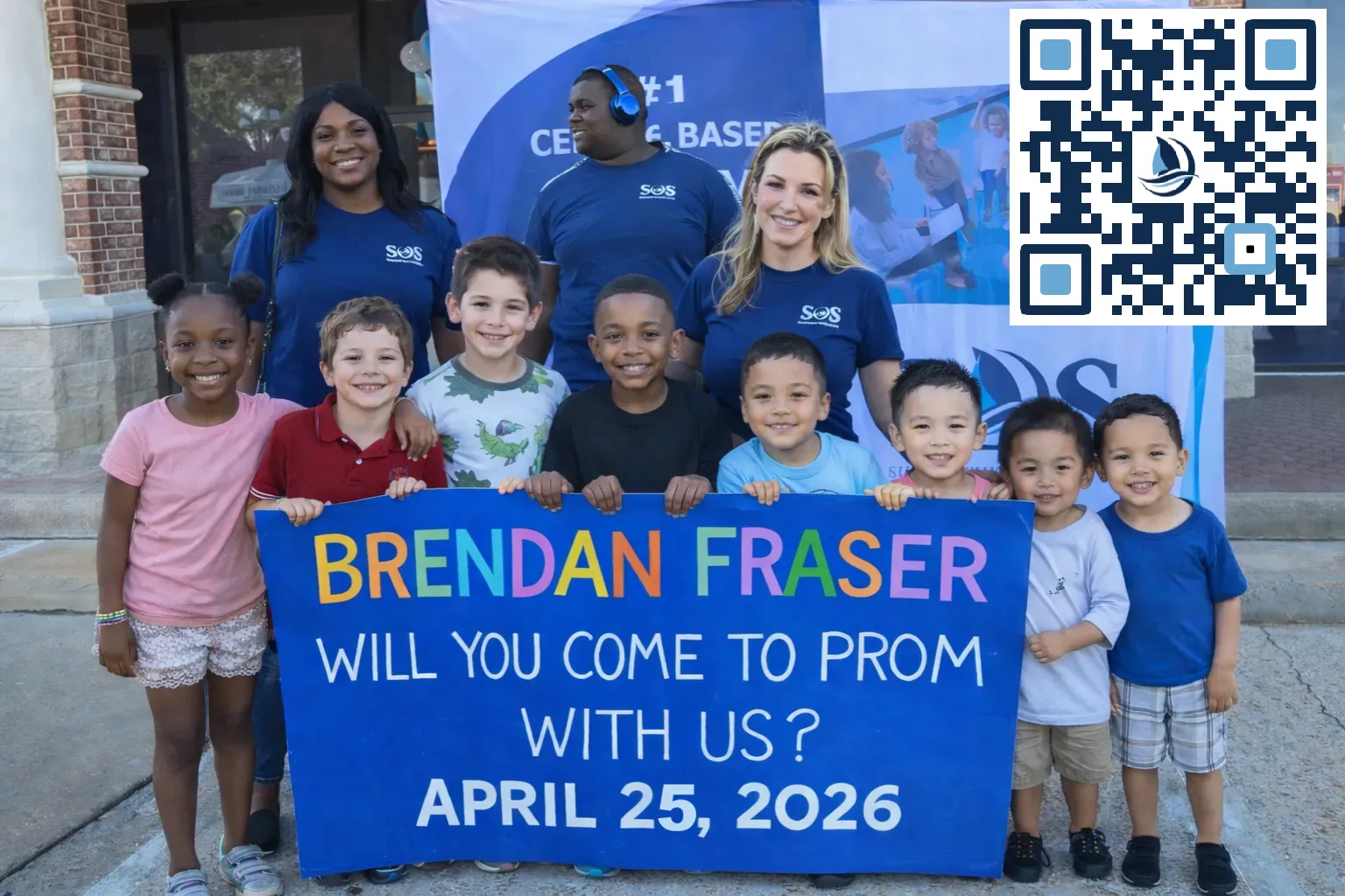 SOS Invites Brendan Fraser to the 2026 Autism Prom