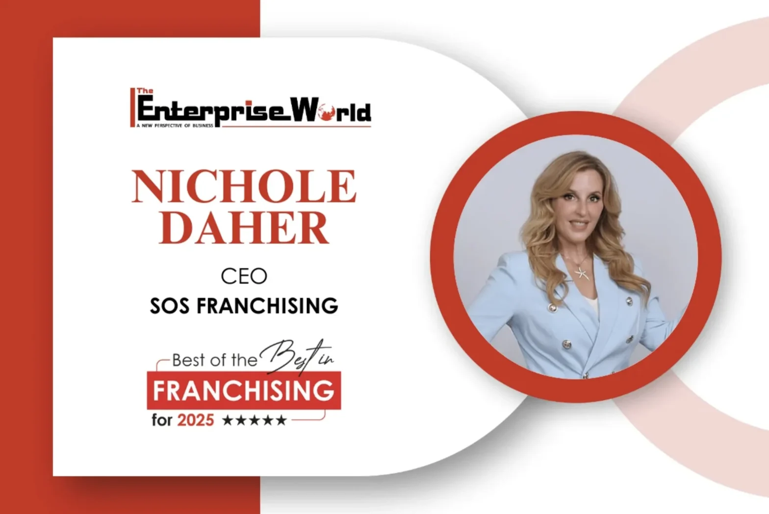 SOS Awarded Best of the Best in Franchising 2025