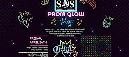 FREE Autism Prom Glow Party!